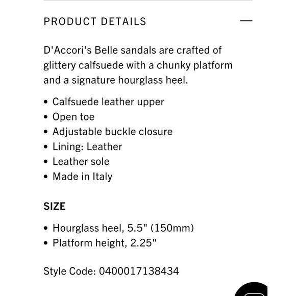 D'ACCORI‎ BELLE HEELS - Picture 4 of 16